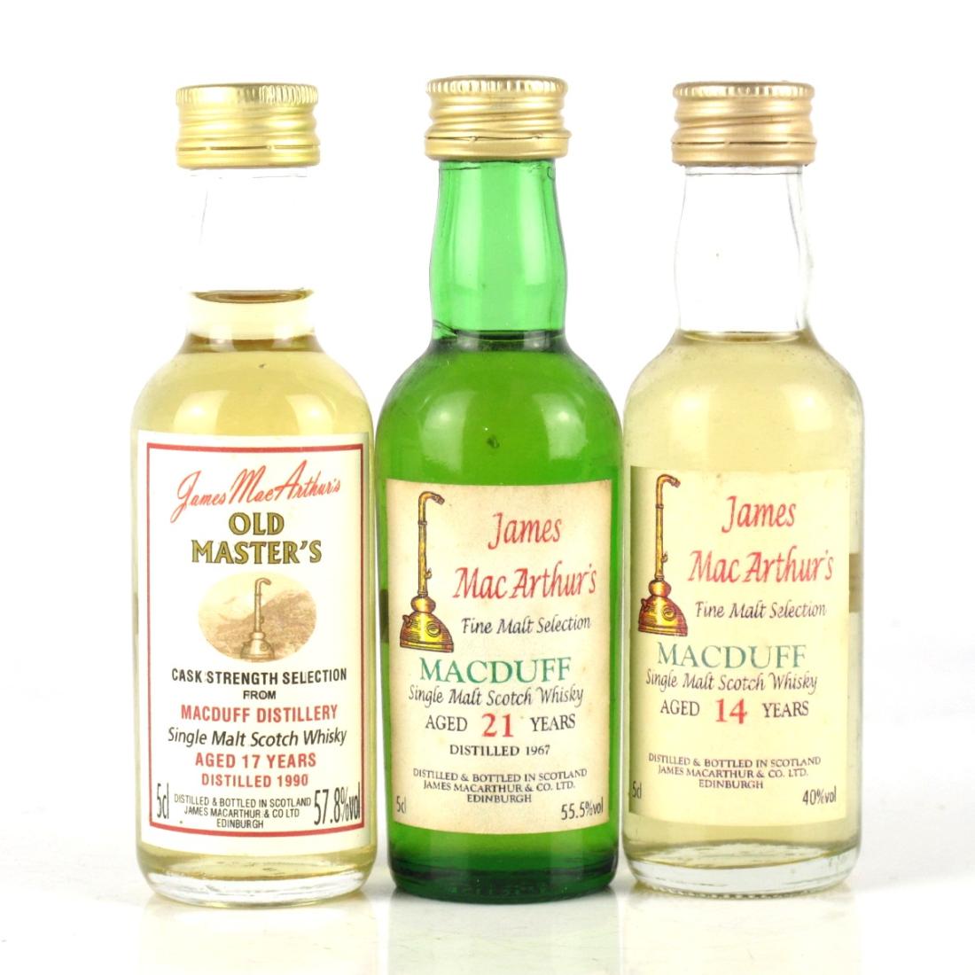 Macduff James MacArthur Miniature Selection 3 x 5cl