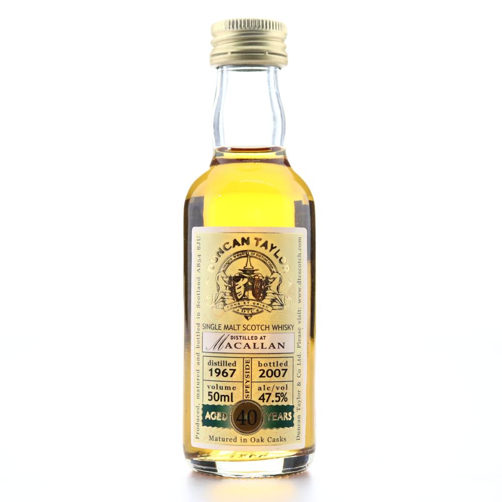 Macallan 1967 Duncan Taylor 40 Year Old Miniature 