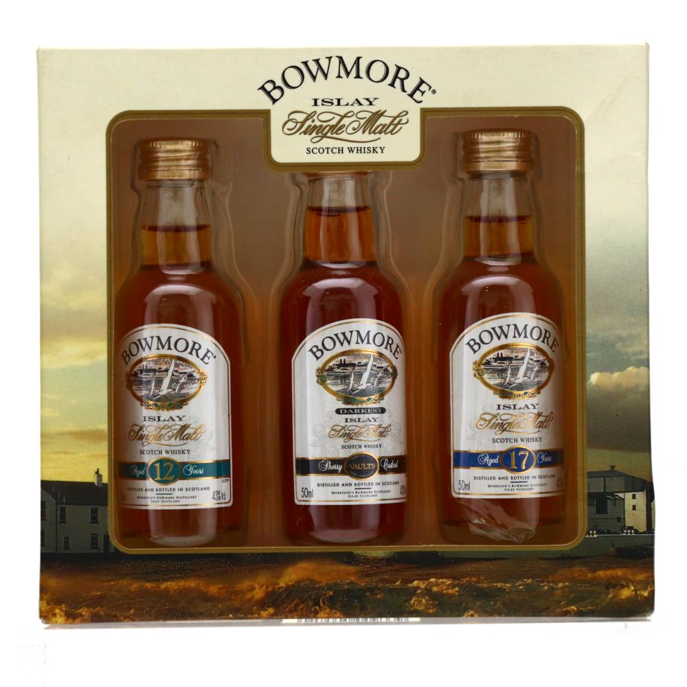 Bowmore Gift Pack Pre-2007 Miniature x 3