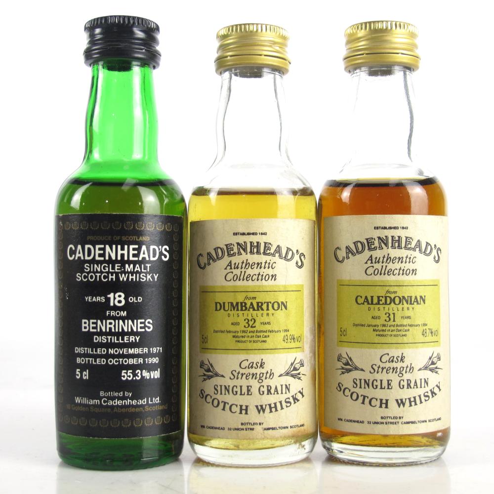 Miscellaneous Cadenhead's Miniature Selection 3 x 5cl