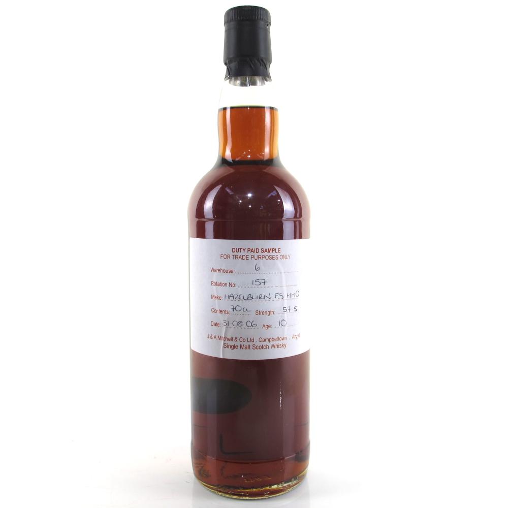 Hazelburn 2009 Duty Paid Sample 10 Year Old