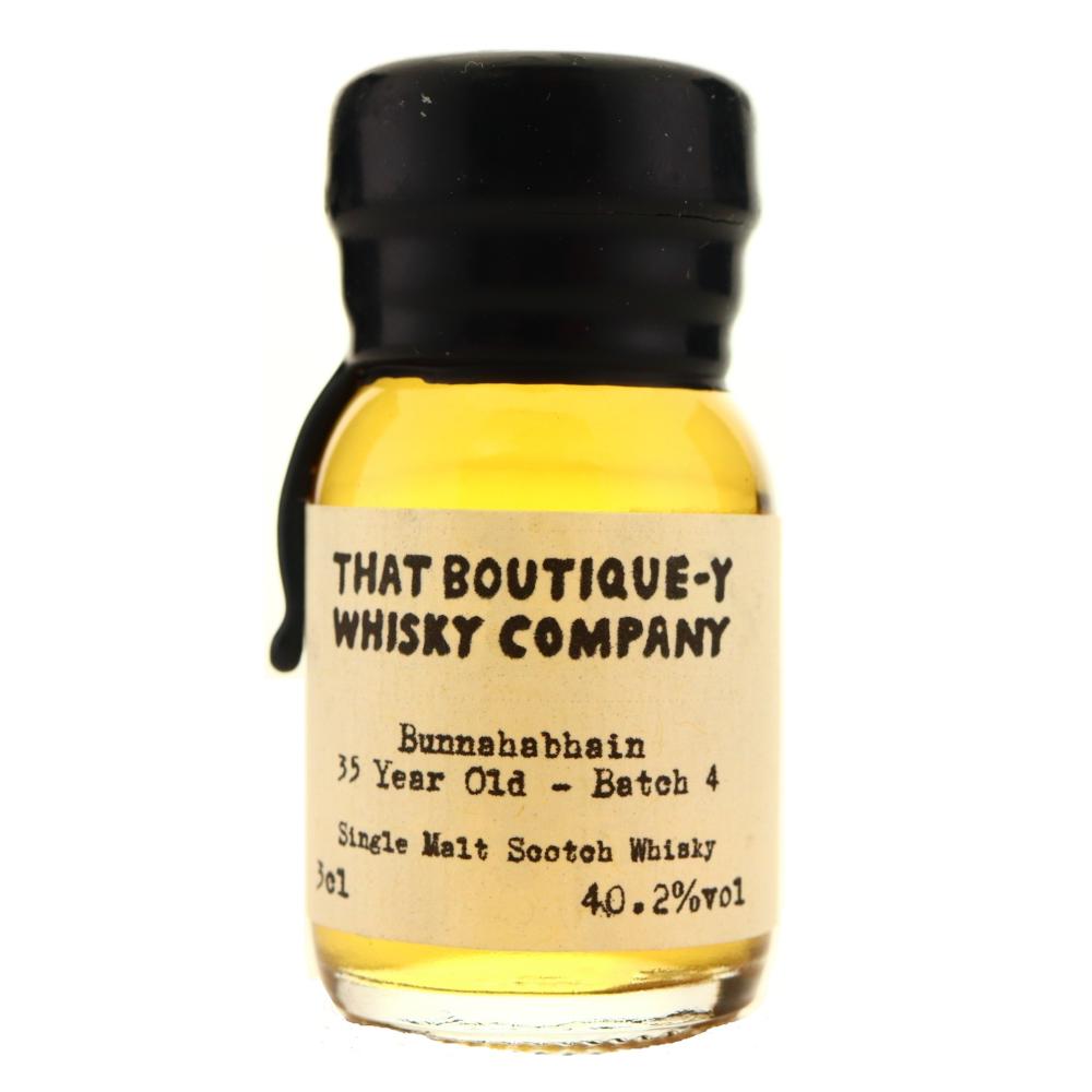 Bunnahabhain 35 Year Old That Boutique-y Whisky Company Batch #4 Sample