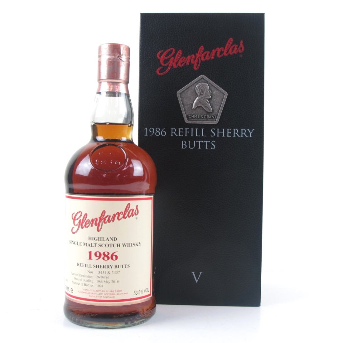 Glenfarclas 1986 Refill Sherry Butts 29 Year Old Collector Series V