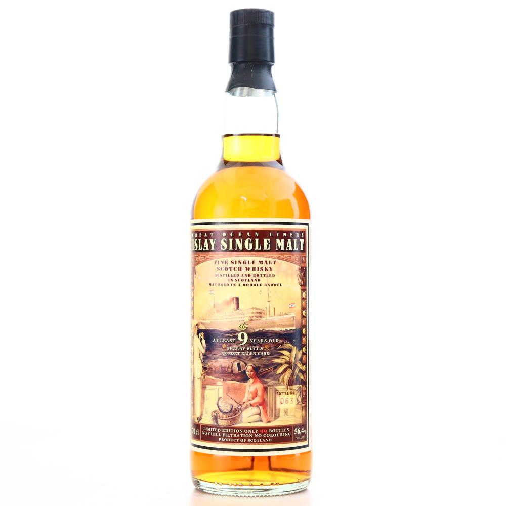 Islay Single Malt 9 Year Old Jack Wiebers 'Great Ocean Liners' / Finest Whisky Deluxe