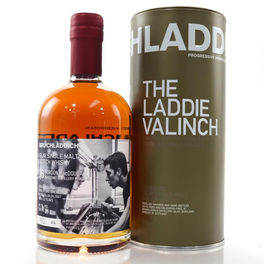 Bruichladdich 2007 Gordon MacDougall Valinch 11 Year Old / Pedro Ximenez Cask