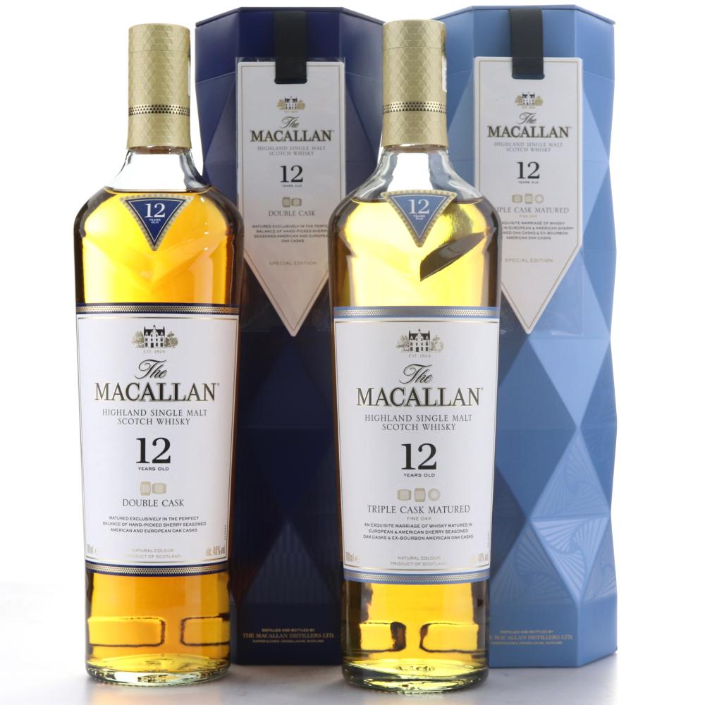 Macallan 12 Year Old Double & Triple Cask Special Edition 2 x 70cl