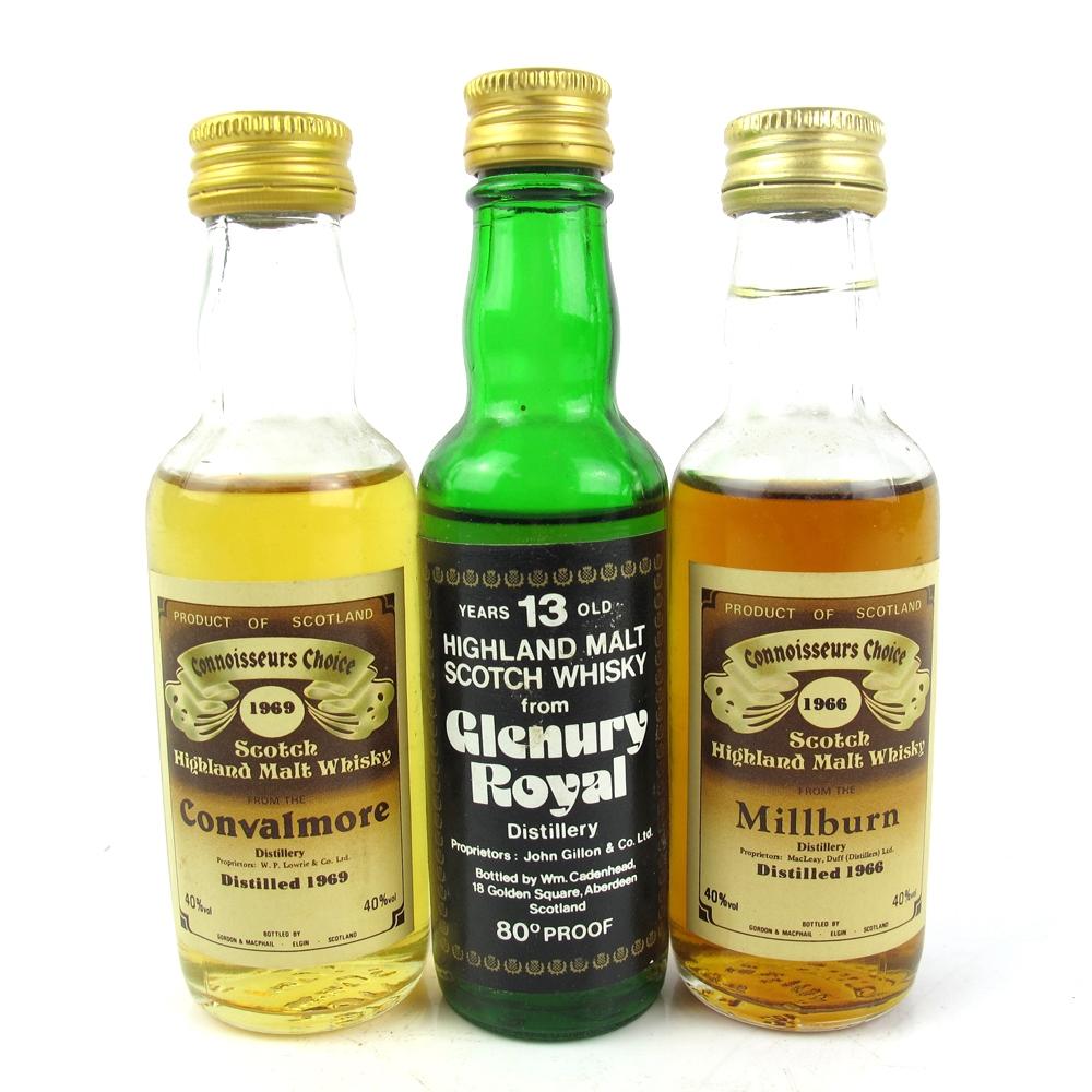 Closed Distillery Minitures 3 x 5cl