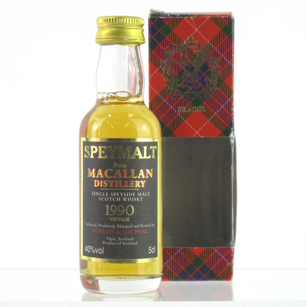 Macallan 1990 Speymalt Gordon and MacPhail Miniature 5cl