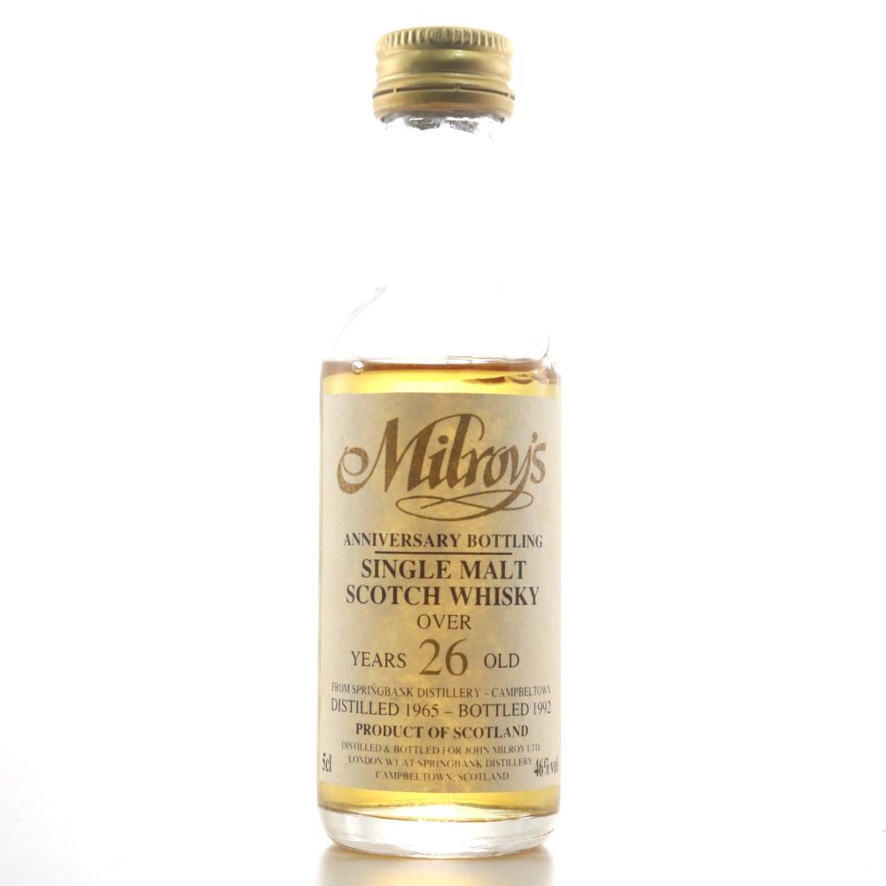 Springbank 1965 Milroy's of Soho 28 Years Old Miniature 5cl