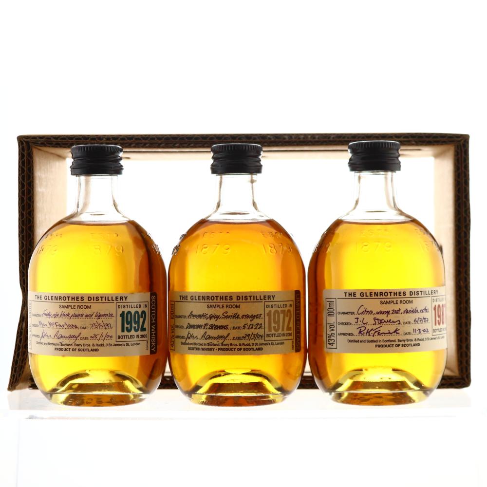 Glenrothes Triple Pack 3 x 10cl / including 1992 Vintage
