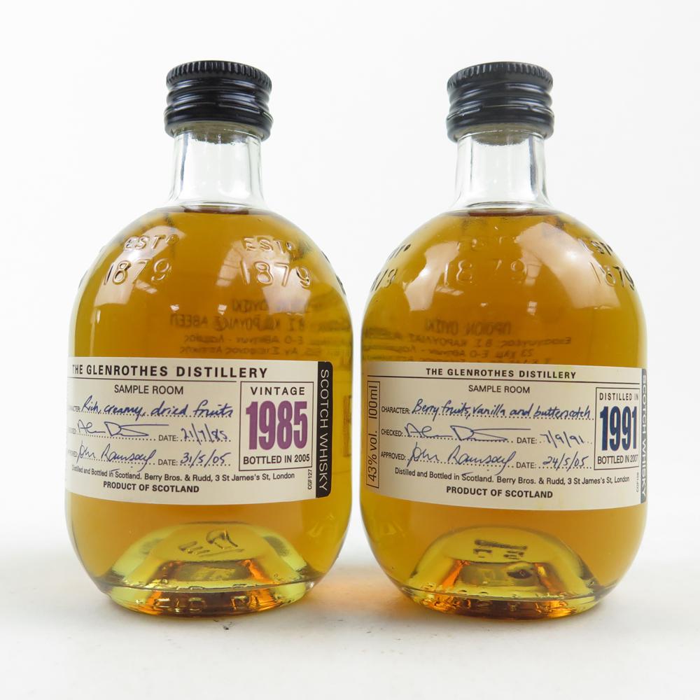 Glenrothes 1985 and 1991 2 x 10cl