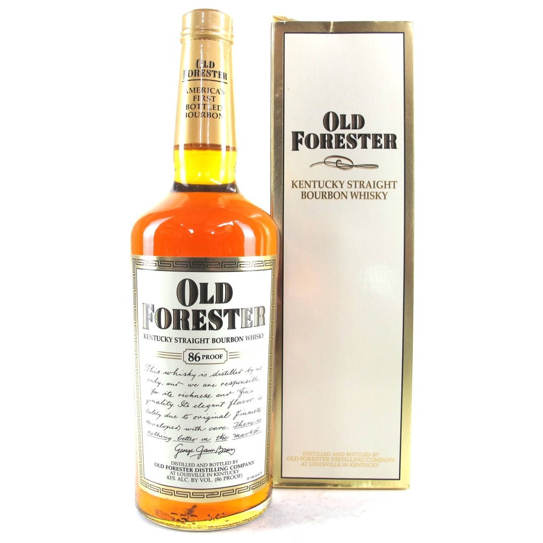 Old Forester 4 Year Old Kentucky Straight Bourbon