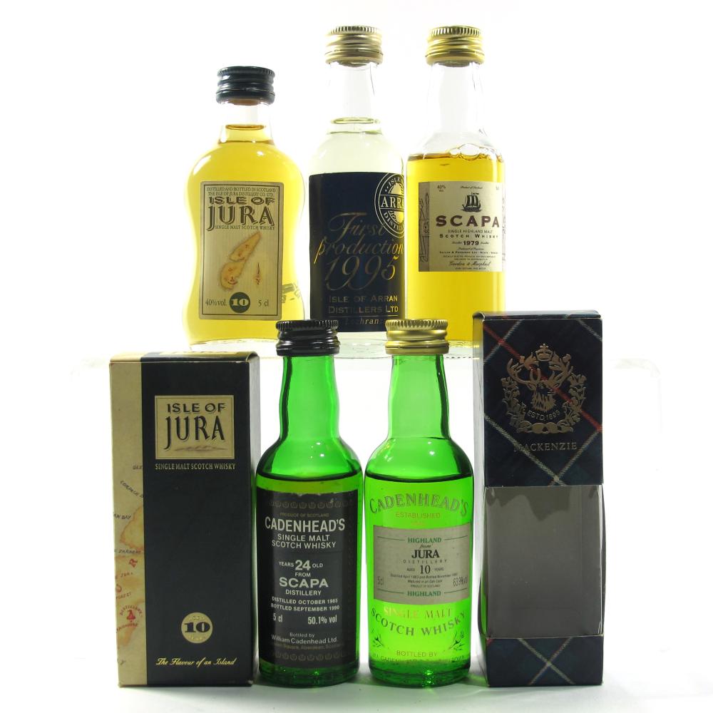 Island Miniature Selection 5 x 5cl / including Scapa 1965 Cadenhead's