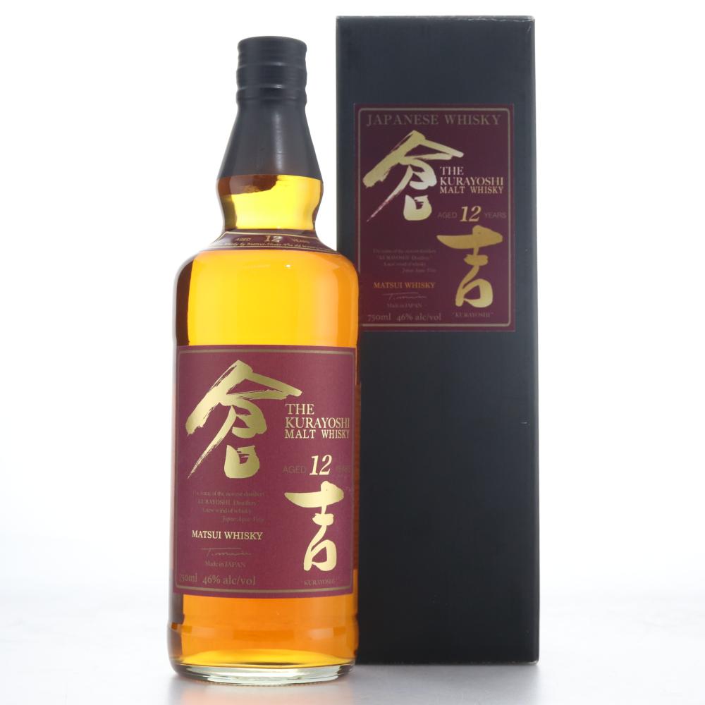 Kurayoshi 12 Year Old Malt Whisky 75cl / US Import
