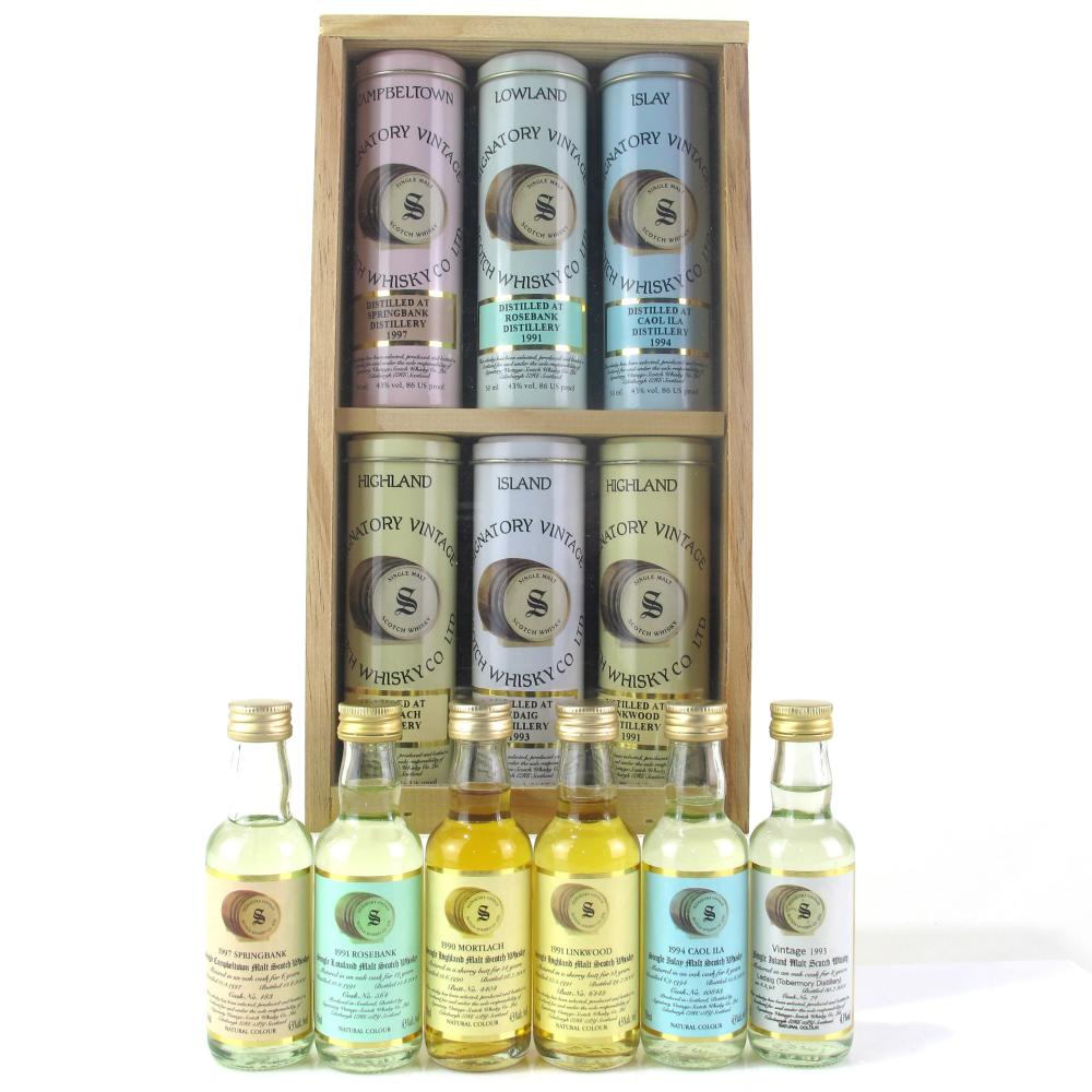 Signatory Vintage Miniature Selection 6 x 5cl Miniatures