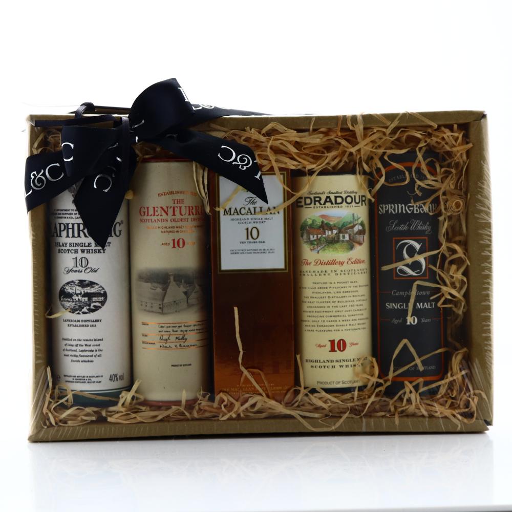 Single Malt Miniature Gift Pack 5 x 5cl / including Macallan 10 Year Old
