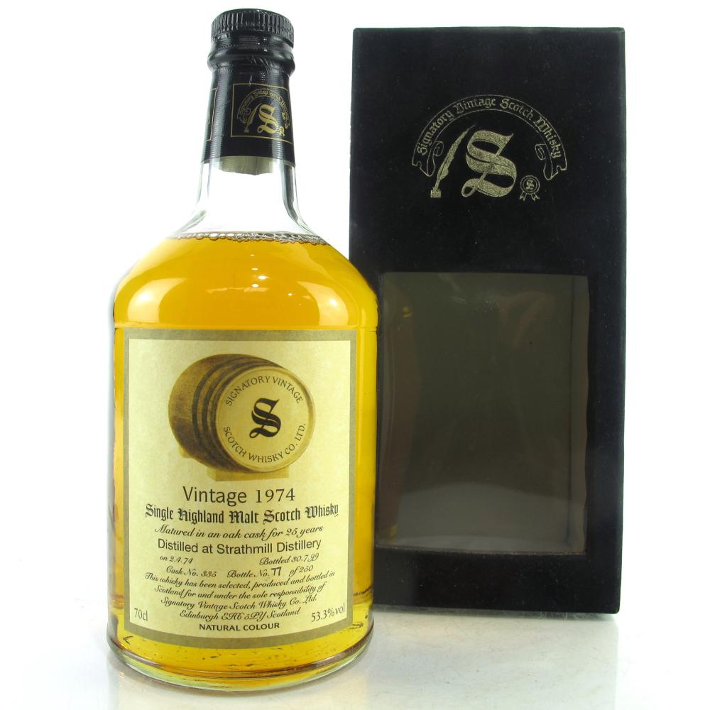 Strathmill 1974 Signatory Vintage 25 Year Old