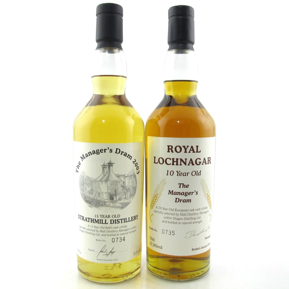Royal Lochnagar & Strathmill Manager's Drams 2 x 70cl