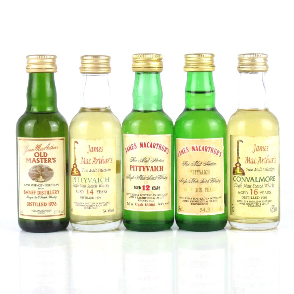 Miscellaneous Closed Distilleries James MacArthur's Miniature Collection 5 x 5cl
