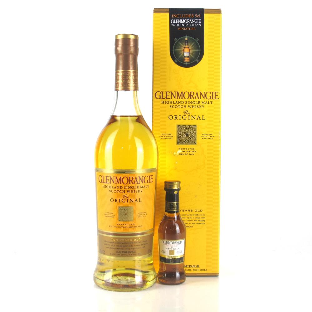 Glenmorangie 10 Year Old 1 Litre / Including Quinta Ruban 5cl