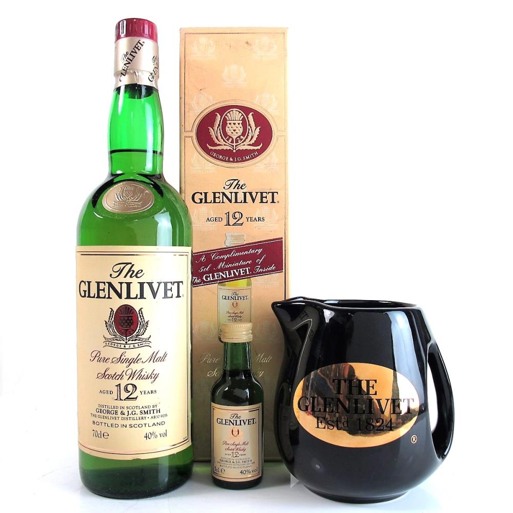Glenlivet 12 Year Old / Including Jug and 5cl