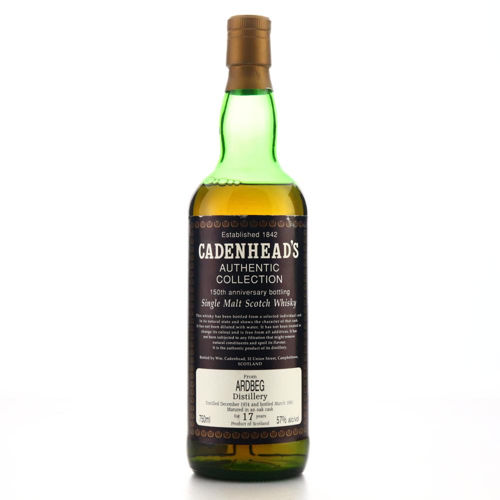 Ardbeg 1974 Cadenhead's 17 Year Old / 150th Anniversary