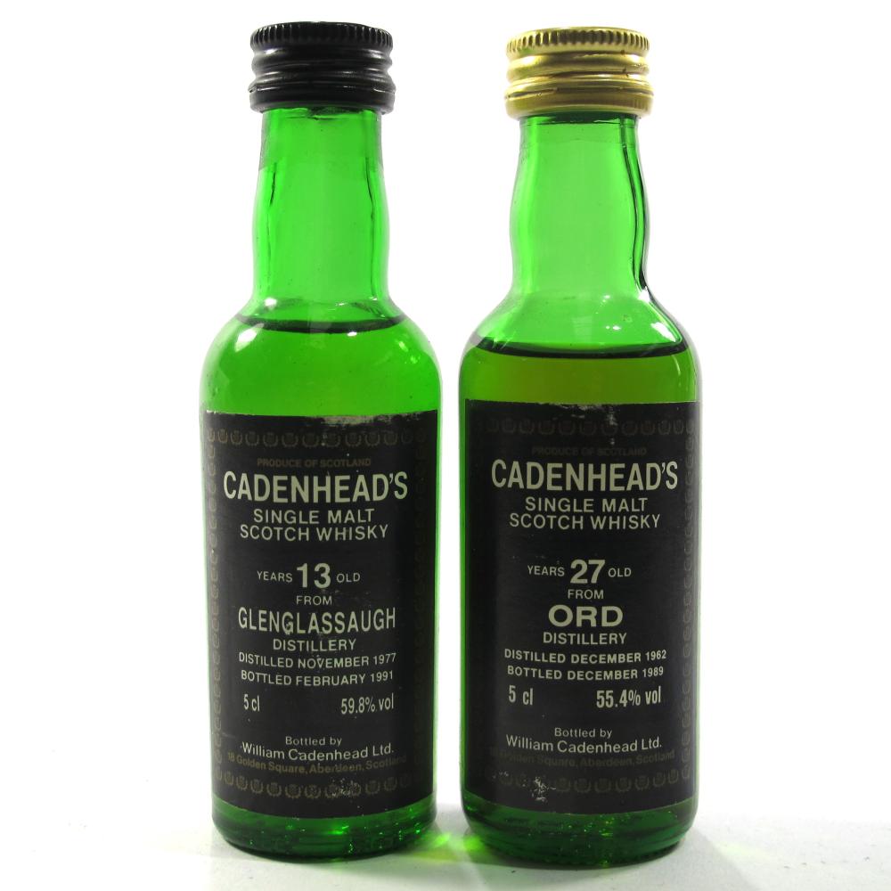 Glen Ord & Glenglassaugh Cadenhead's Cask Strength Miniatures 2 x 5cl
