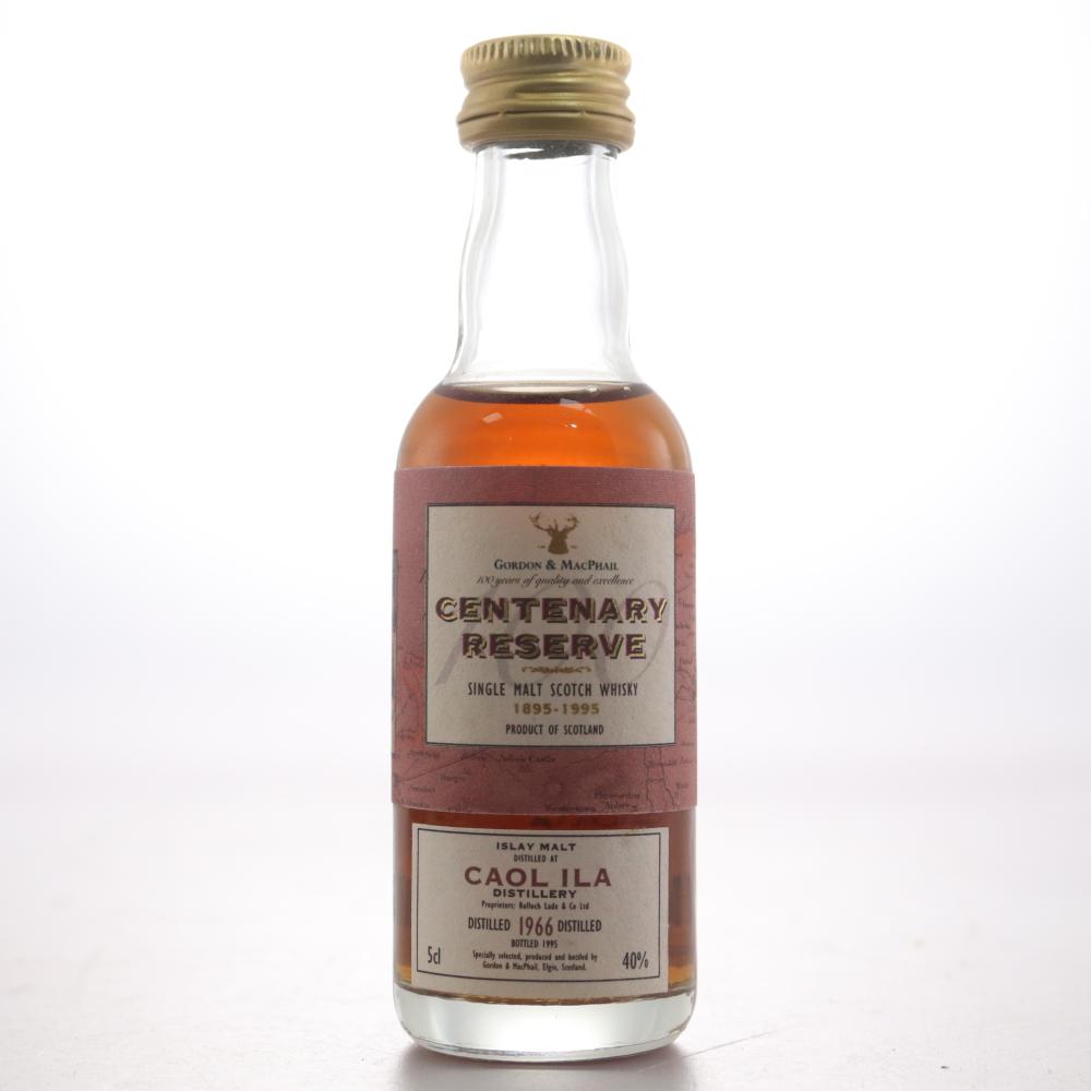 Caol Ila 1966 Gordon and MacPhail Centenary Reserve Miniature 5cl