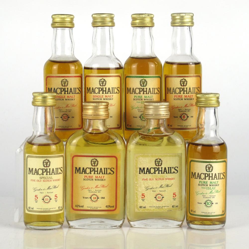 MacPhail's Scotch Whisky Miniature Selection 8 x 5cl