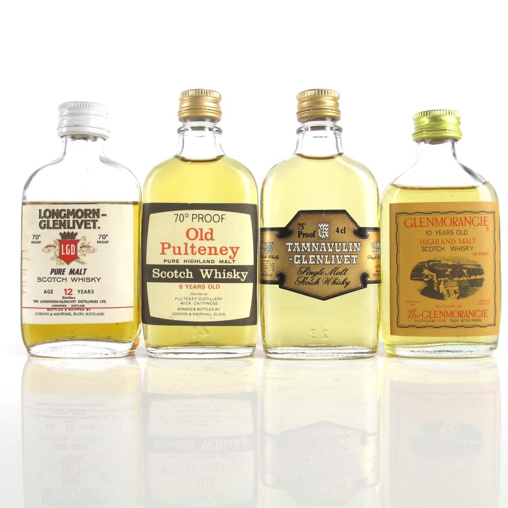 Miscellaneous Highland & Speyside Single Malt Miniatures 1970s x 4