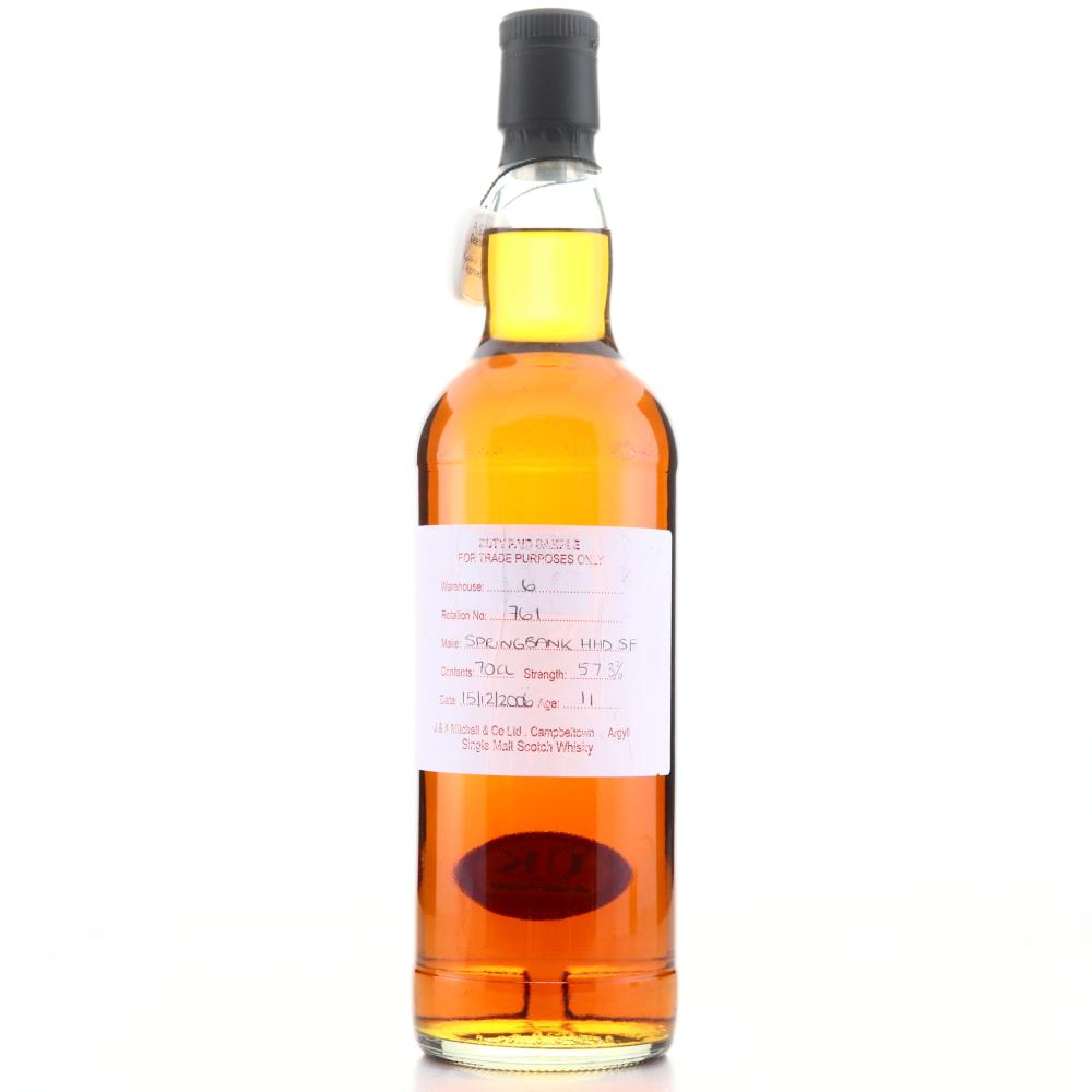 Springbank 2006 Duty Paid Sample 11 Year Old / Hogshead 'SF'