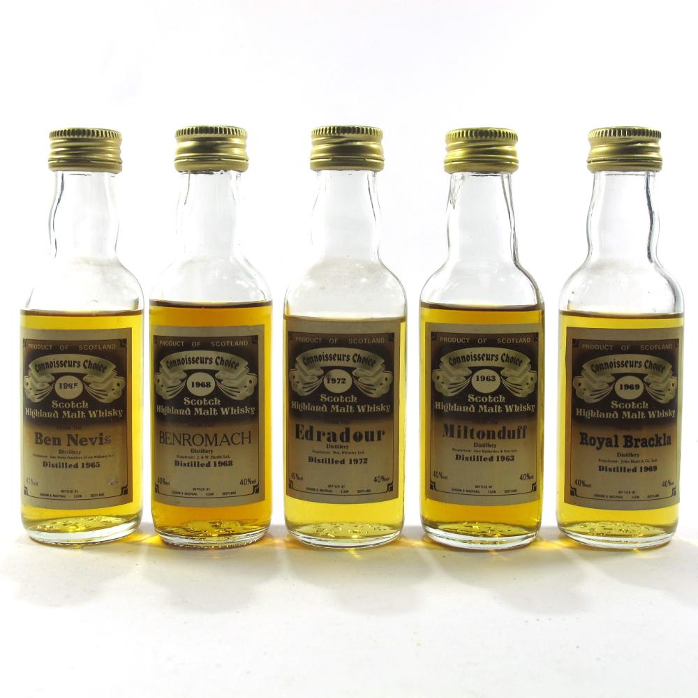 Gordon and MacPhail Miniature Selection x 5