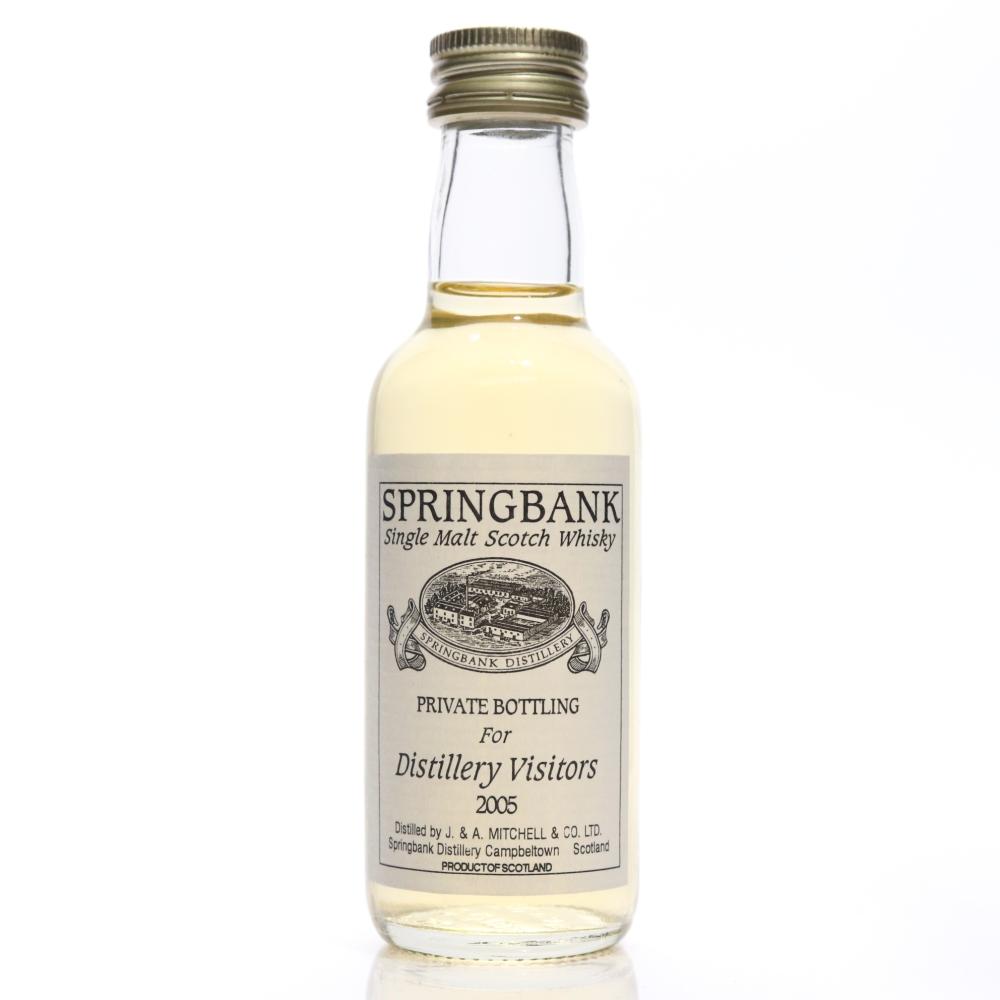 Springbank Private Bottling for Distillery Visitors 2005 Miniature 5cl
