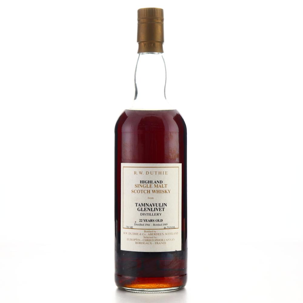 Tamnavulin 1966 R.W. Duthie for Europvin 22 Year Old