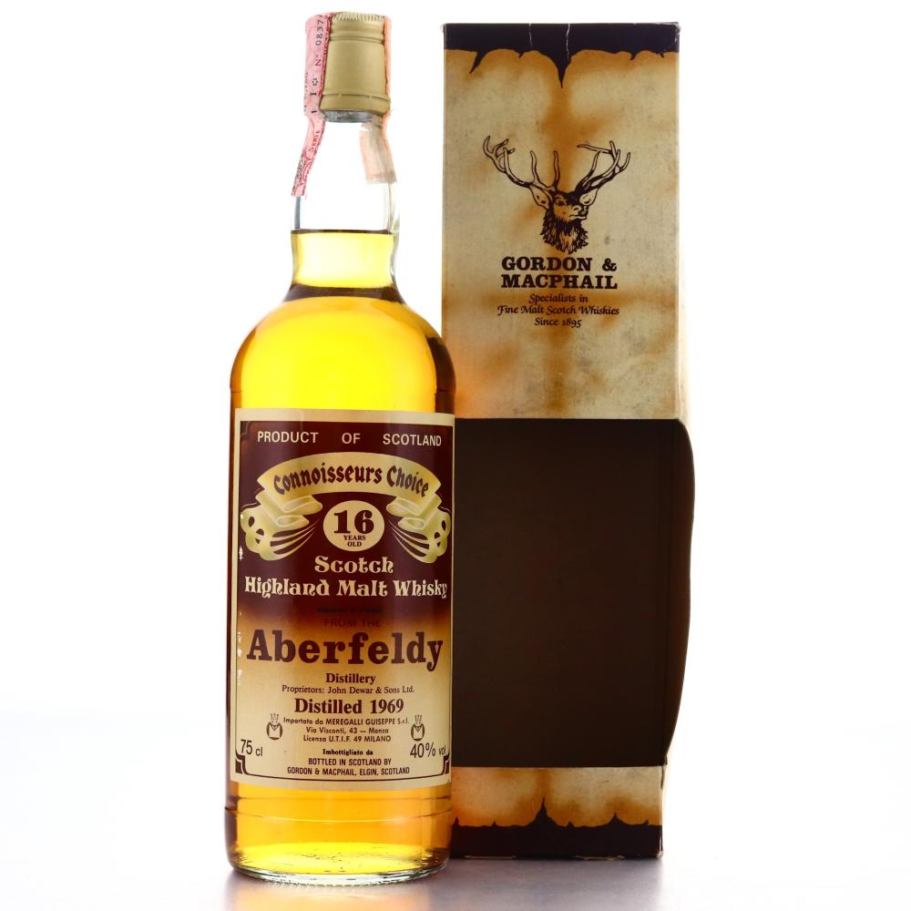 Aberfeldy 1969 Gordon and MacPhail 16 Year Old / Meregalli Import