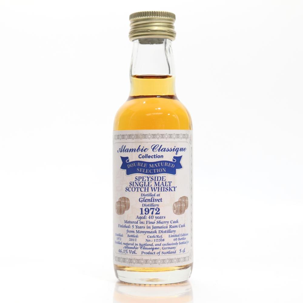 Glenlivet 1972 Alambic Classique 40 Year Old Miniature 5cl
