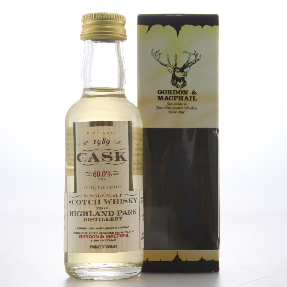 Highland Park 1989 Gordon and MacPhail Cask Strength Miniature 5cl