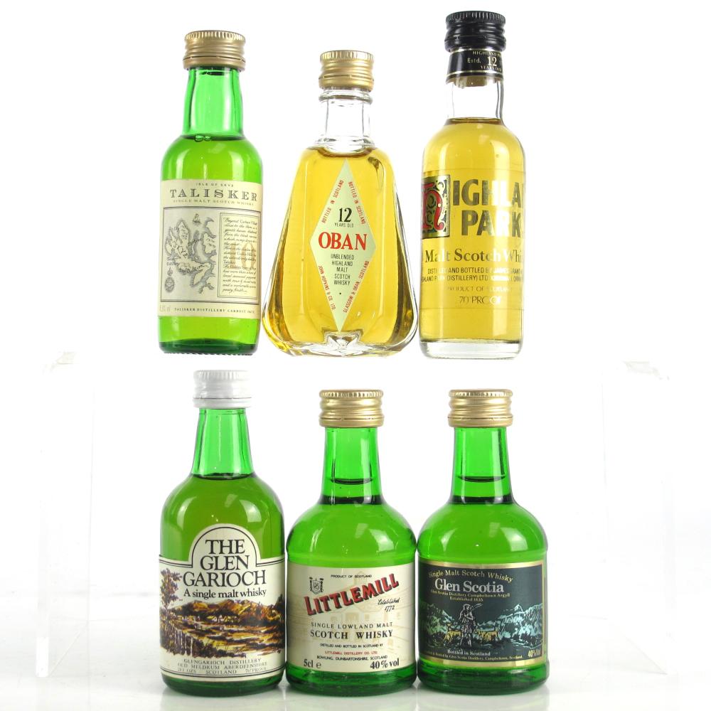 Miscellaneous Single Malt Miniature Selection x 6