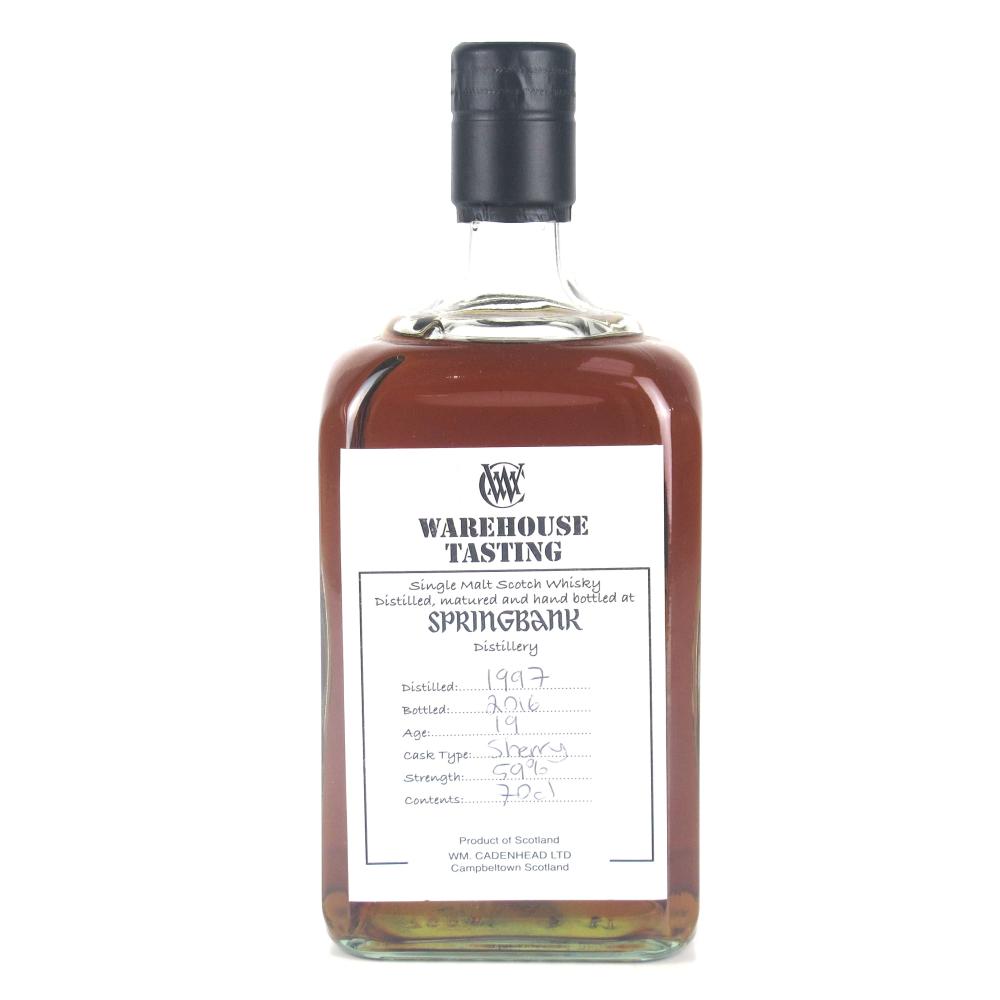 Springbank 1997 Sherry Wood Warehouse Tasting
