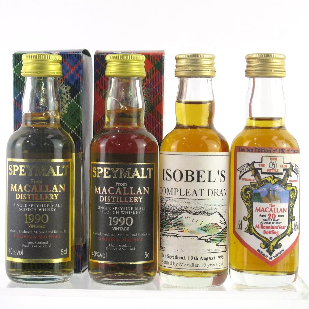 Macallan Miniature Selection x 4 / including 20 Year Old