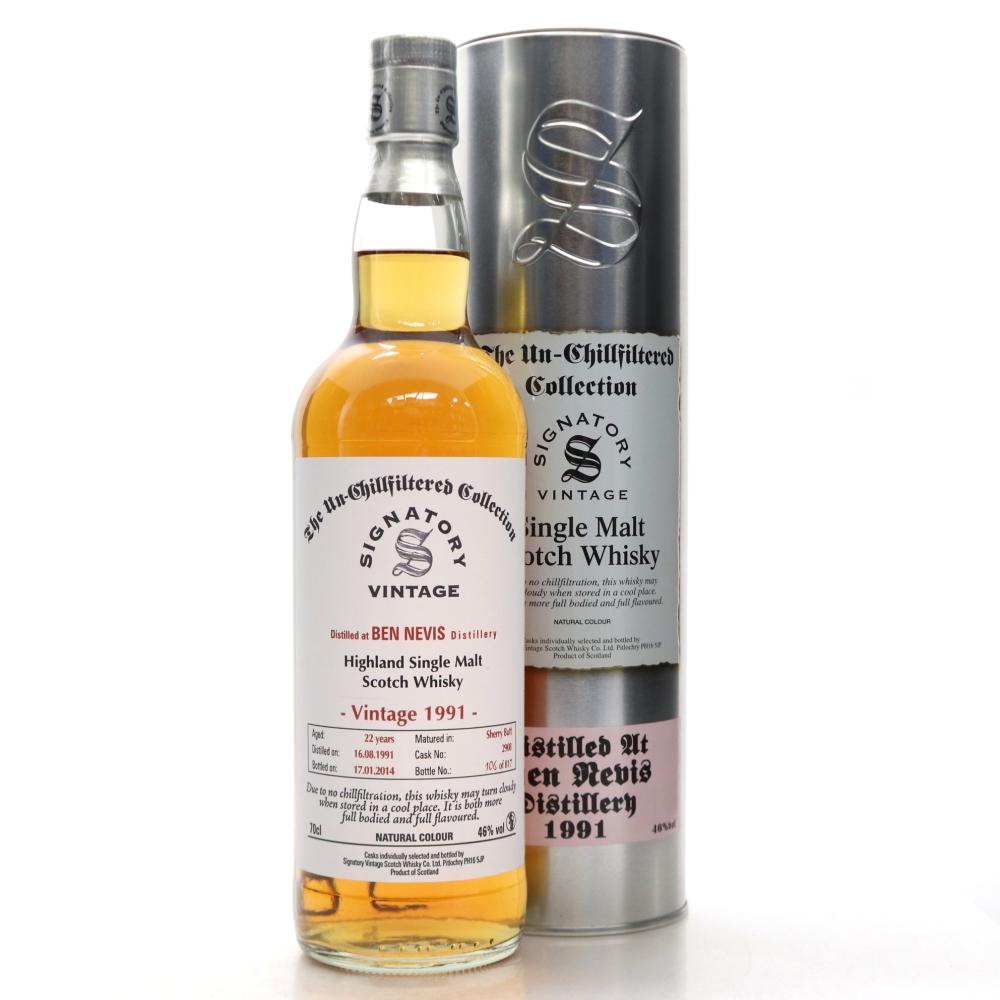 Ben Nevis 1991 Signatory Vintage 22 Year Old