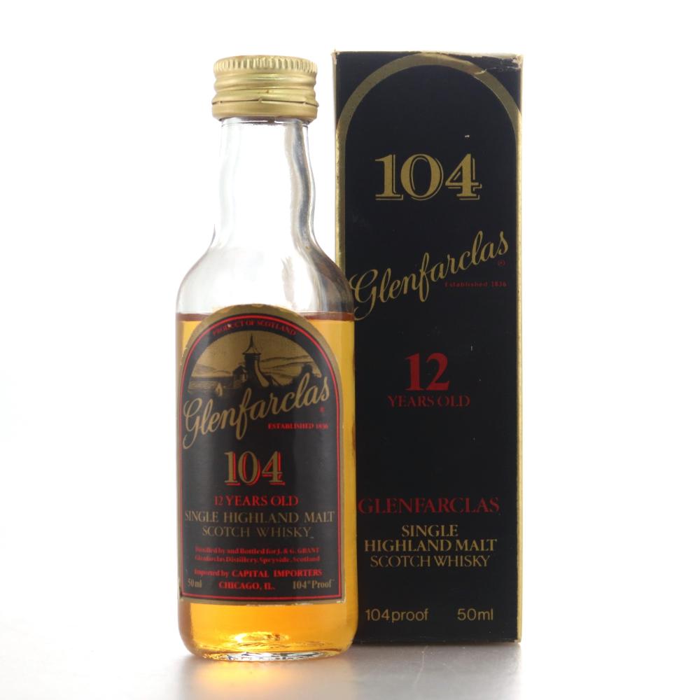 Glenfarclas 12 Year Old 104 Proof Miniature 5cl / 1980s