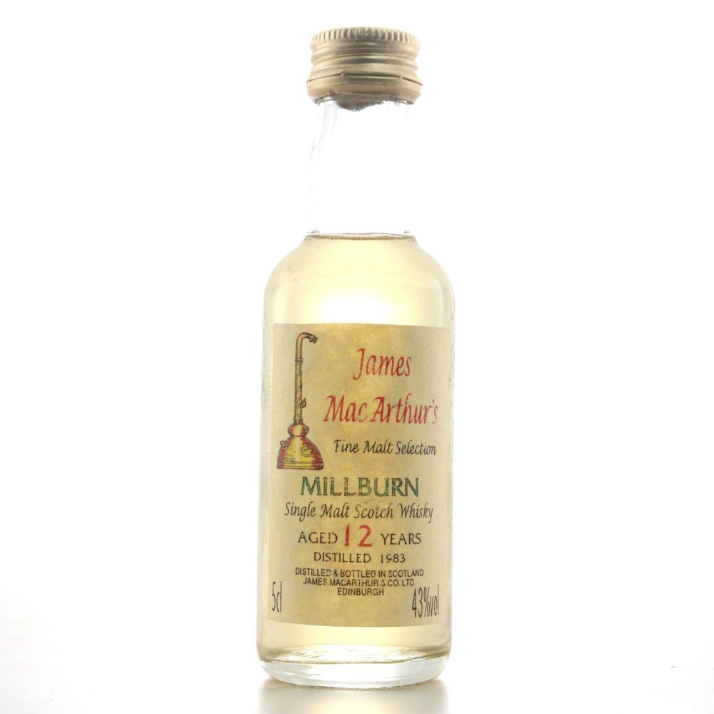Millburn 1983 James MacArthur's 12 Year Old Miniature 5cl