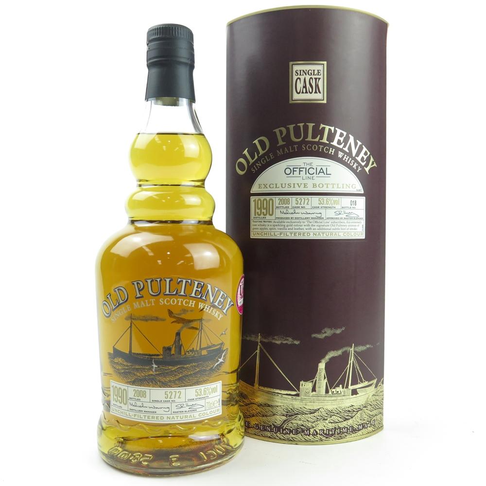 Old Pulteney 1990 Single Cask / The Official Line Exclusive Bottling