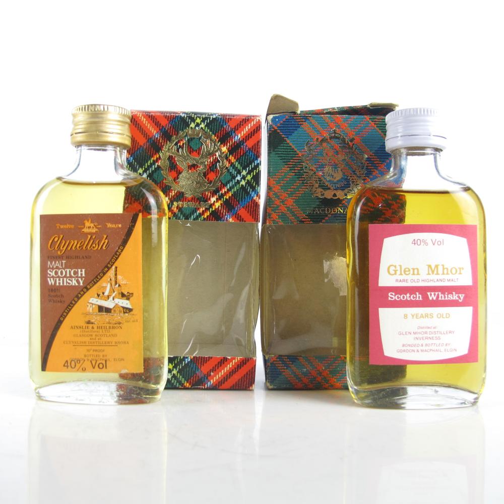 Miscellaneous Highland Gordon and MacPhail Miniatures Selection x 2