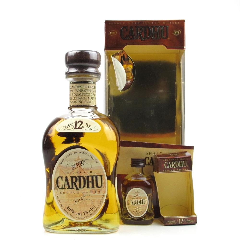 Cardhu 12 Year Old 1980s / Including Miniature