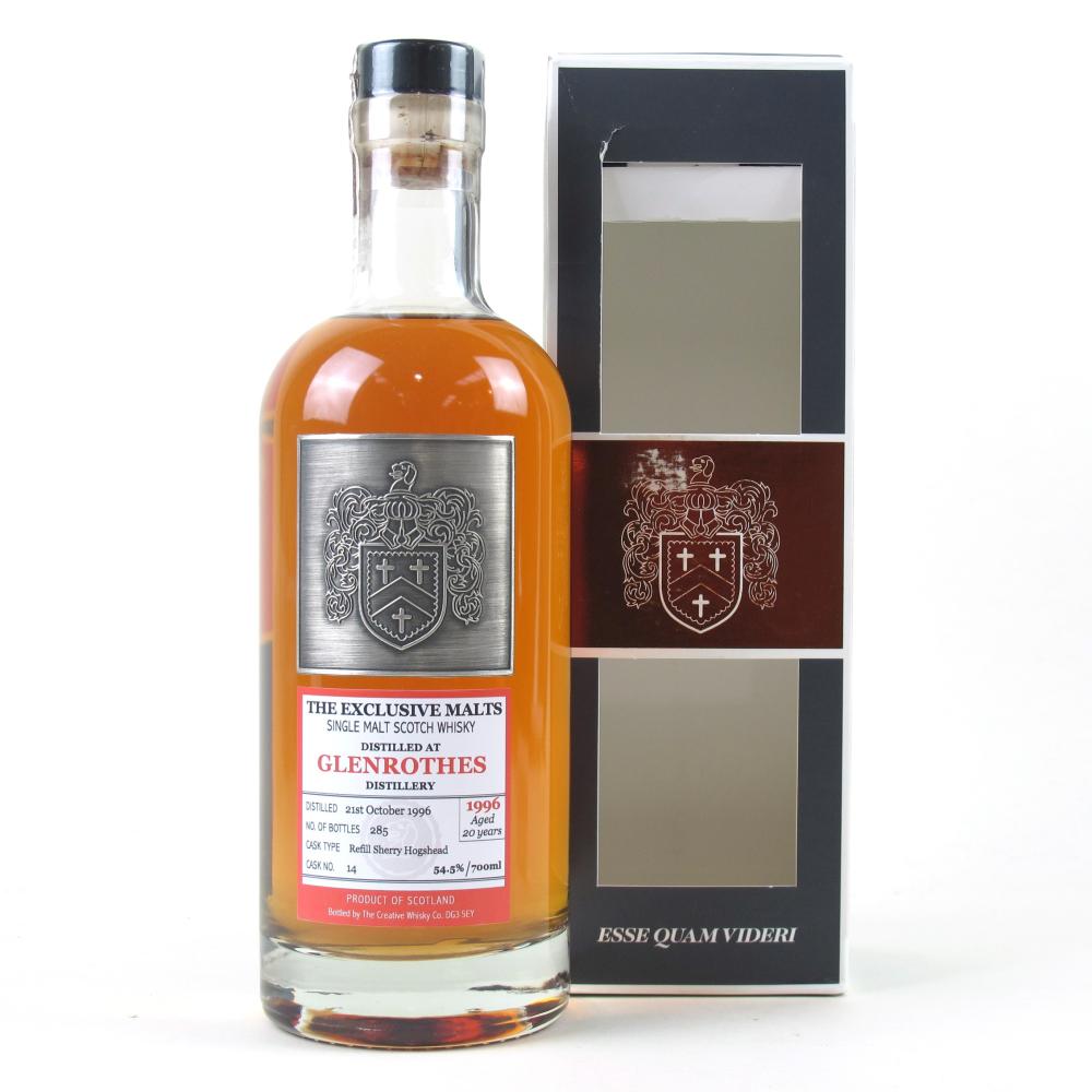 Glenrothes 1996 Creative Whisky Co. 20 Year Old