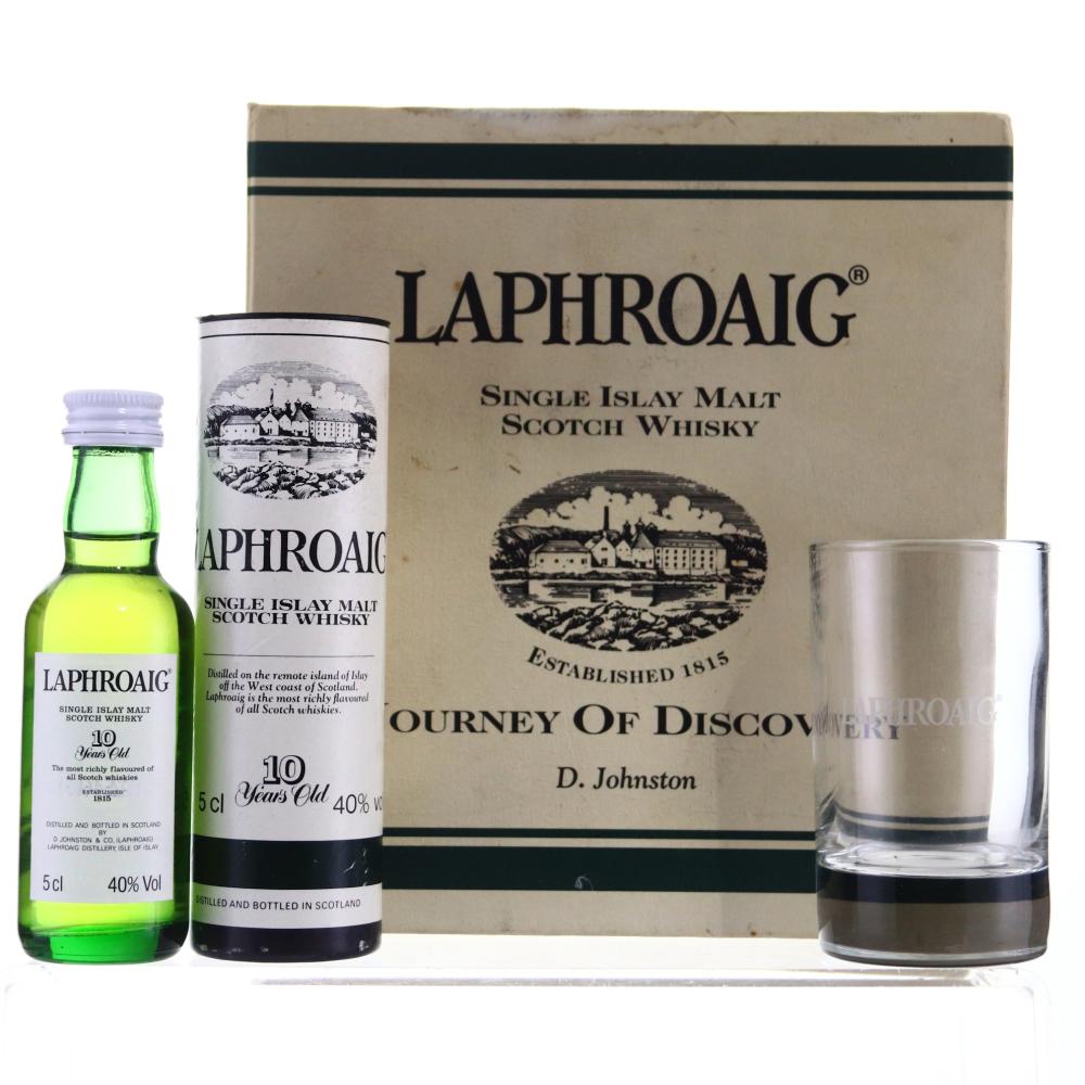 Laphroaig 10 Year Old Pre-Royal Warrant Miniature / A Journey of Discovery