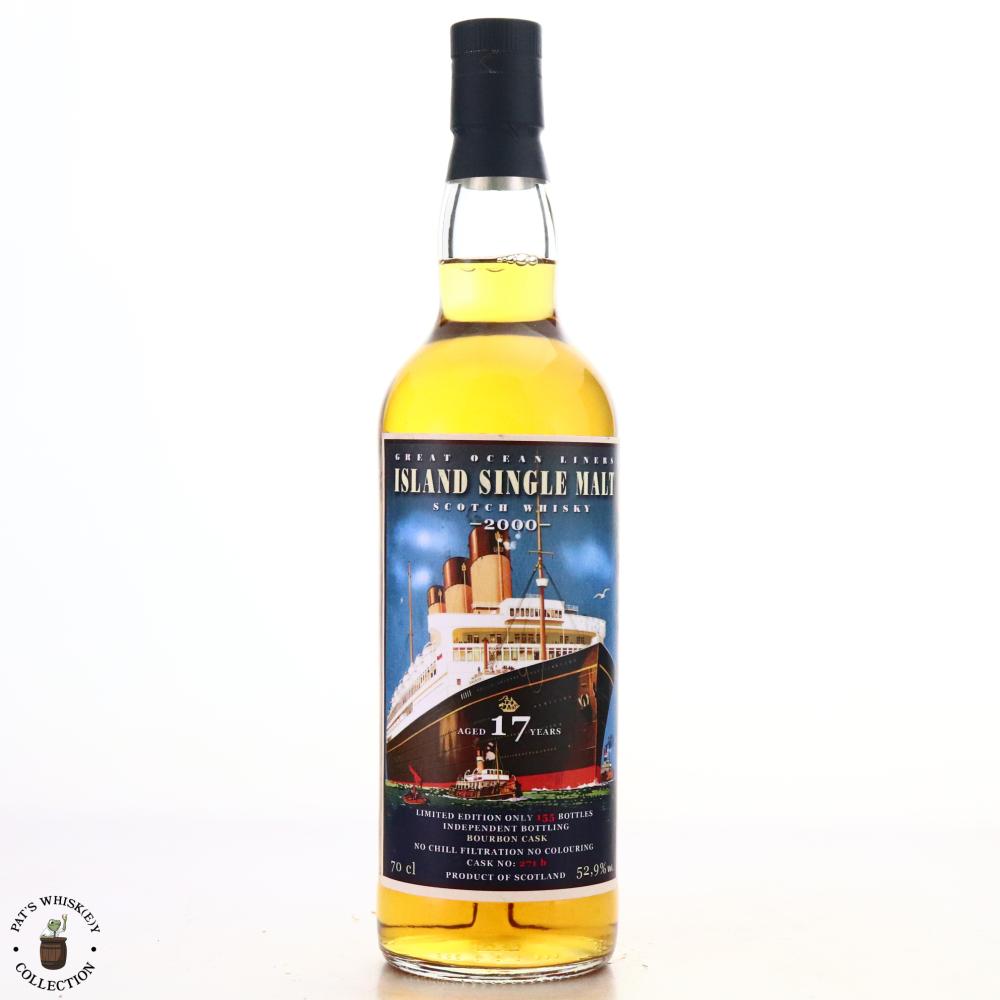 Island Single Malt 2000 Jack Wiebers 17 Year Old Great Ocean Liners / Whisky Ship Zurich