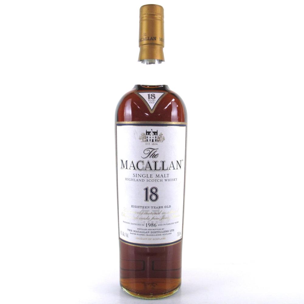 Macallan 18 Year Old 1986 75cl / US Import